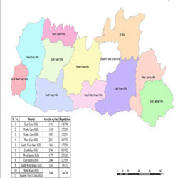 Map Of Meghalaya