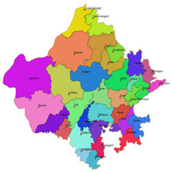 Map Of Rajasthan